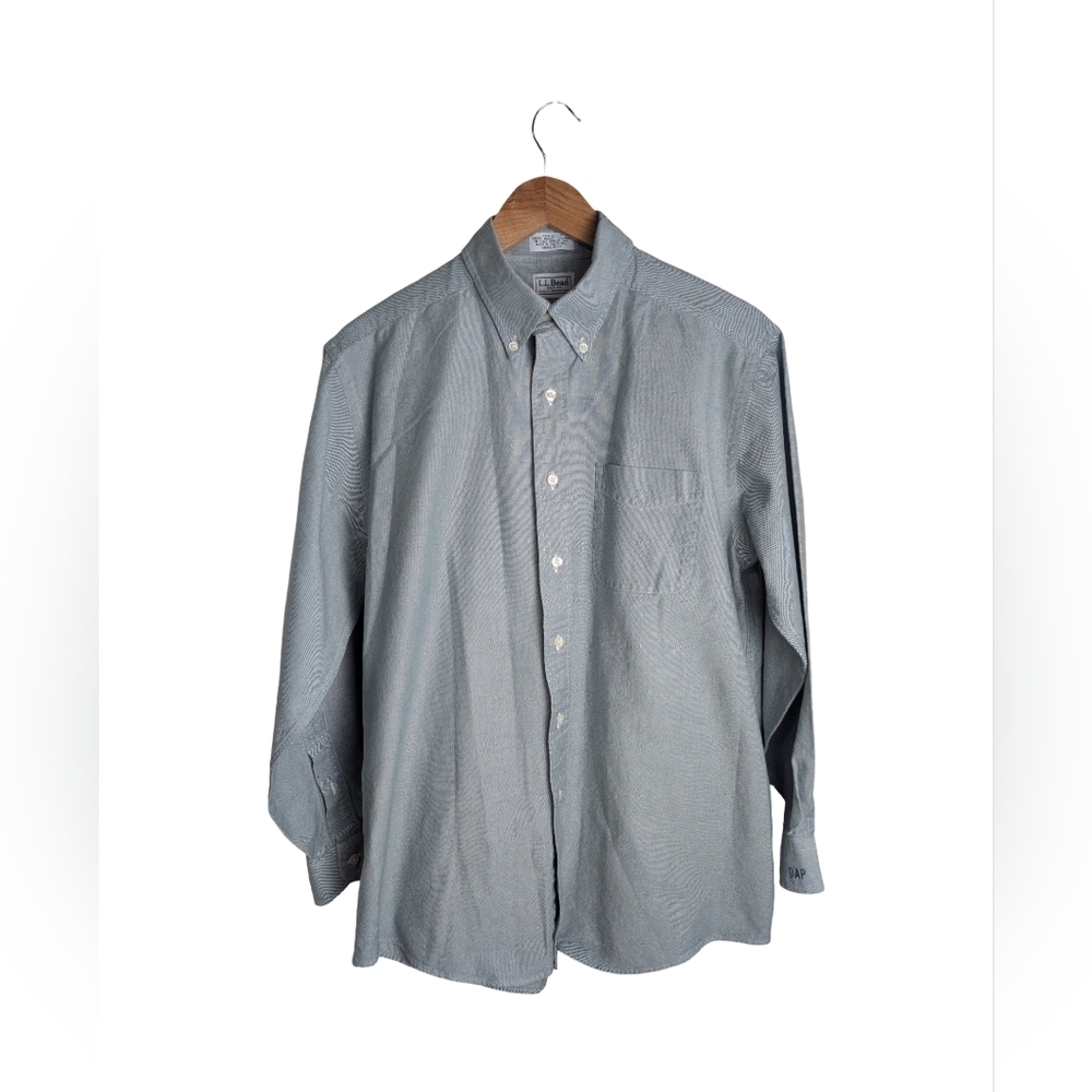 Vintage L.L. Bean Button Down Shirt | Single Needle | Heritage Outdoor | Large